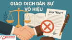 Giao dịch dân sự vô hiệu
