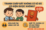 Tranh chấp đất không có sổ đỏ có khởi kiện được không? 