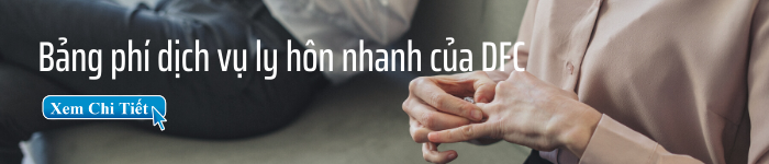 Bảng phí dịch vụ ly hôn