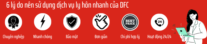 Lý do sử dụng dịch vụ ly hôn