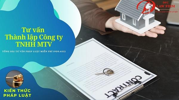Trình tự thủ tục thành lập công ty TNHH MTV