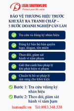 BẢO VỆ THƯƠNG HIỆU TRƯỚC KHI XẢY RA TRANH CHẤP – 5 BƯỚC DOANH NGHIỆP CẦN LÀM