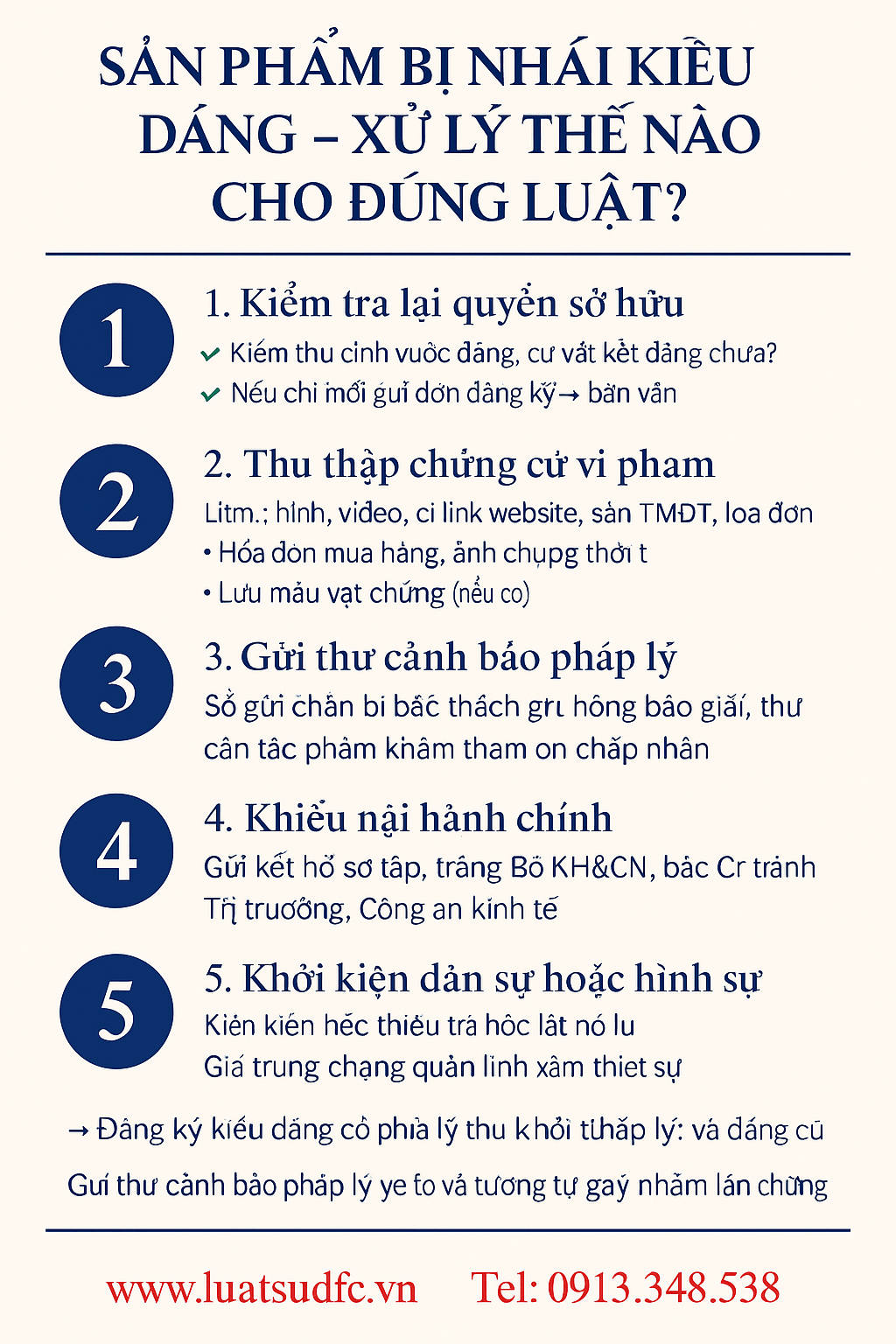 SẢN PHẨM BỊ NHÁI KIỂU DÁNG – XỬ LÝ THẾ NÀO CHO ĐÚNG LUẬT?