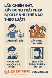 Lấn chiếm đất, xây dựng trái phép bị xử lý như thế nào theo Luật? 