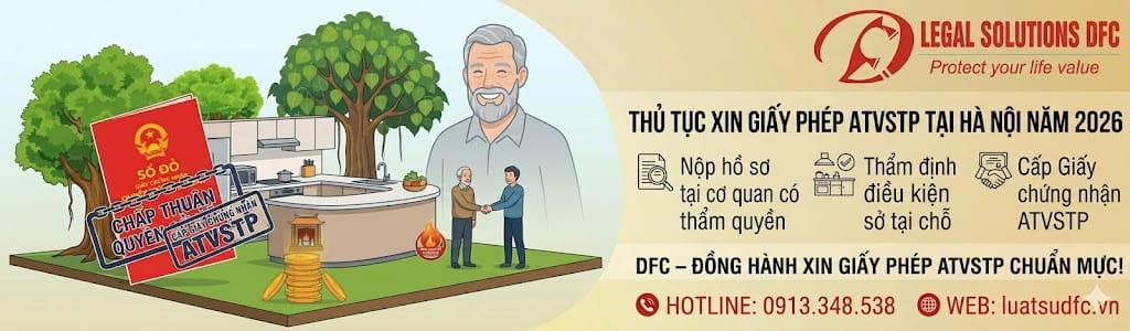 Thủ Tục Xin Giấy Phép ATVSTP Tại Hà Nội Năm 2026: Hướng Dẫn Chi Tiết Từ A Đến Z