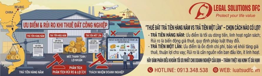Thuê đất trả tiền hàng năm vs trả tiền một lần – chọn cách nào có lợi?