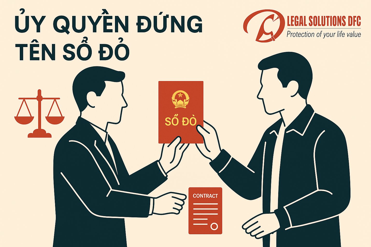 Ủy quyền đứng tên sổ đỏ